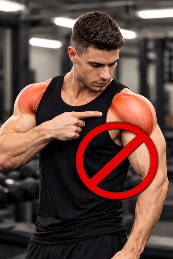 Arrêter de travailler l'avant de l'épaule si les pecs sont en retard