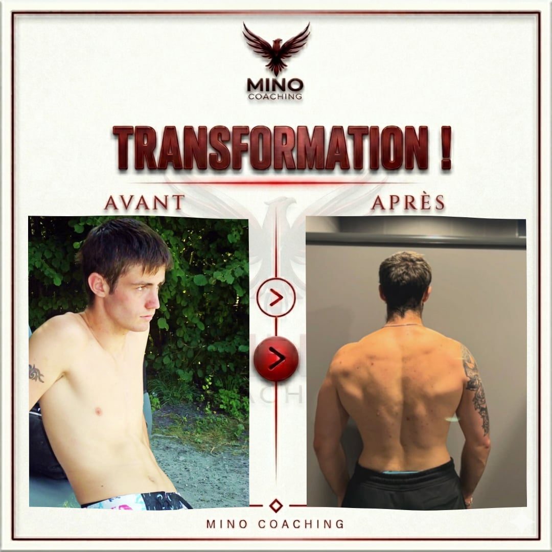 Alexandre - Transformation Mino Coaching avant après